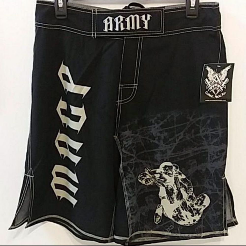 Apprime Courage Above All Army MMA Fight Shorts S